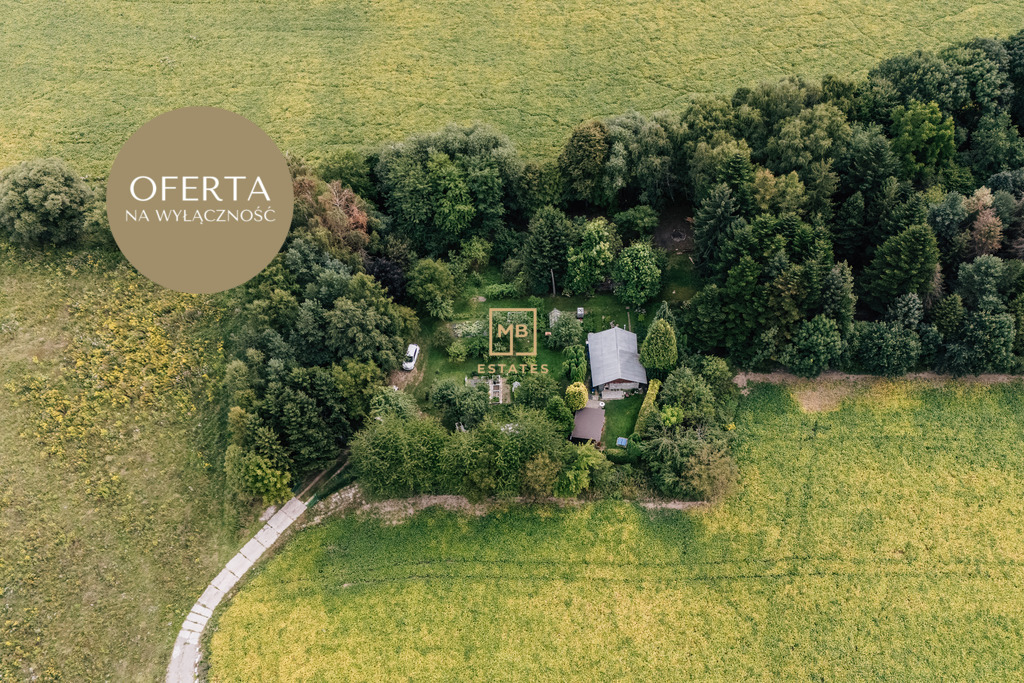 Zagospodarowana działka rekreacyjno-rolna w Hucie