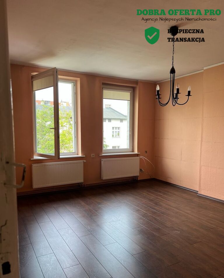 2 pokojowe mieszkanie w kamienicy z piwnicą