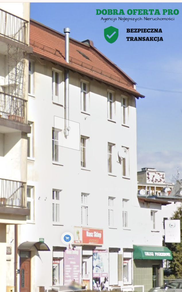 2 pokojowe mieszkanie w kamienicy z piwnicą