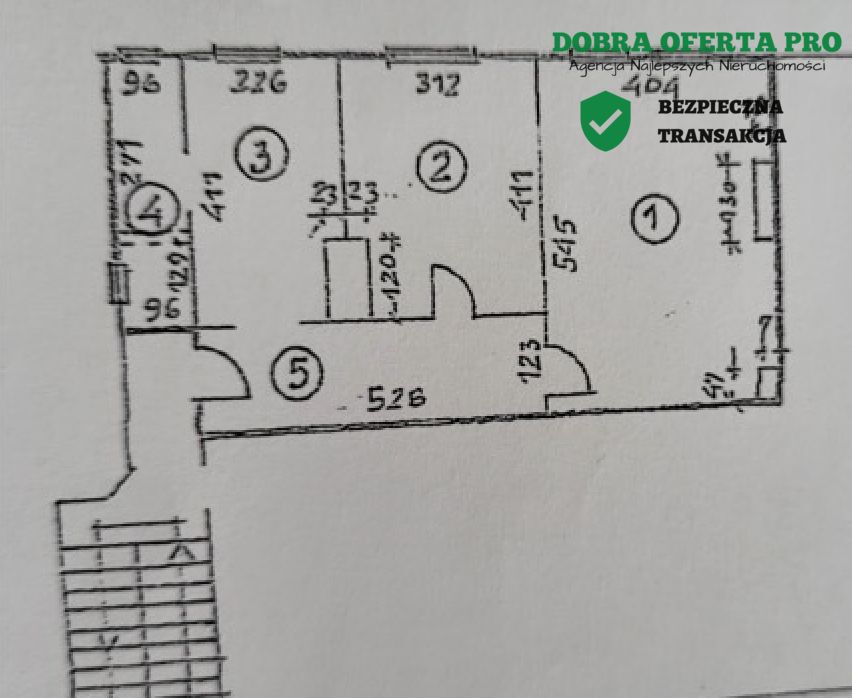 2 pokojowe mieszkanie w kamienicy z piwnicą