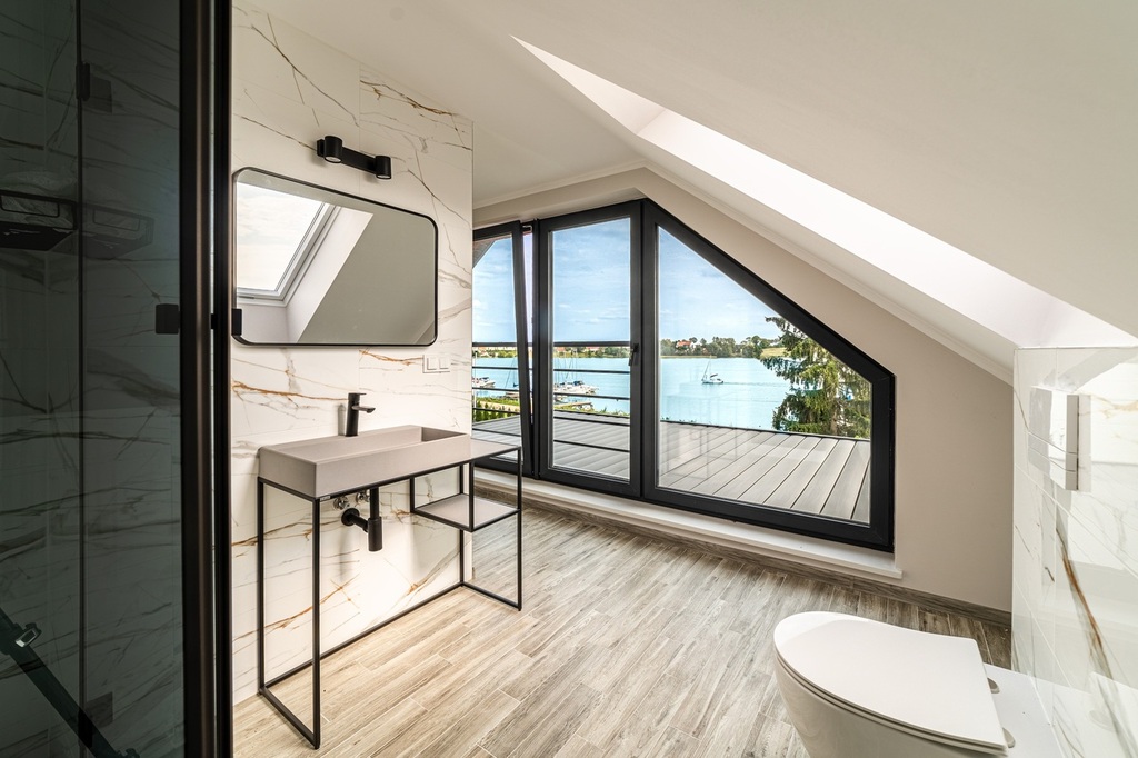 24 Domy pod klucz RYN nad jeziorem, własna marina