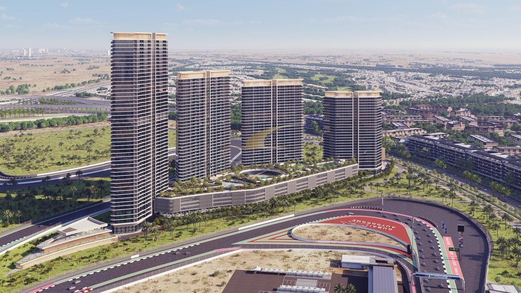 Wystawny apartament przy torze wyścigowym w Dubaju