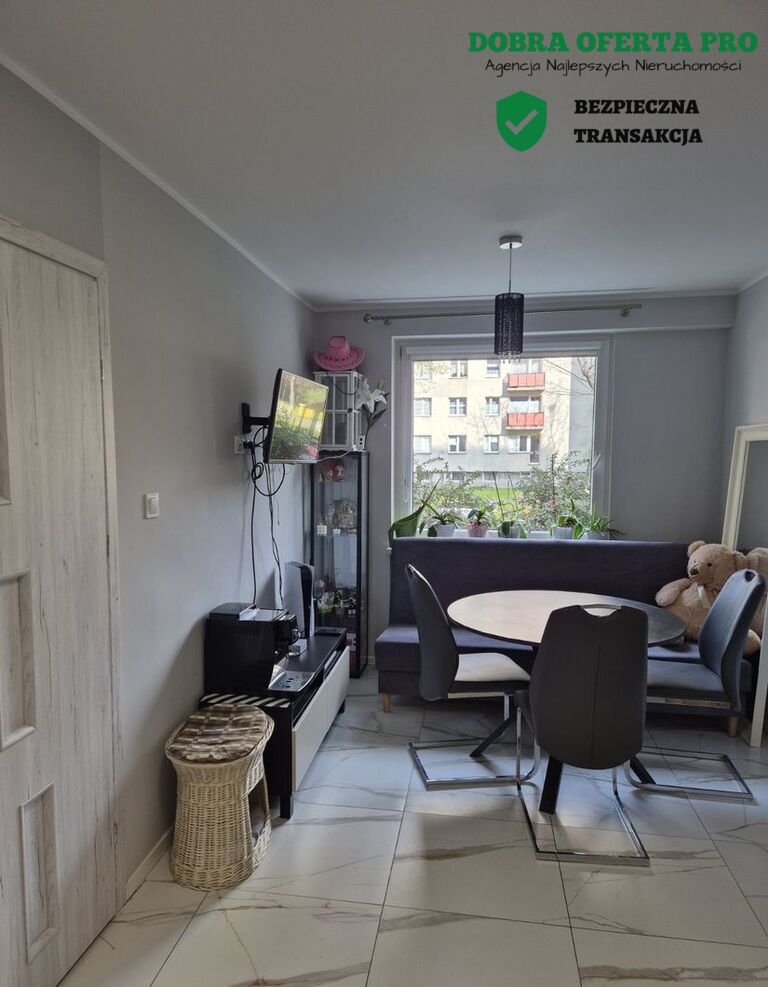 Funkcjonalne i słoneczne mieszkanie z ogródkiem