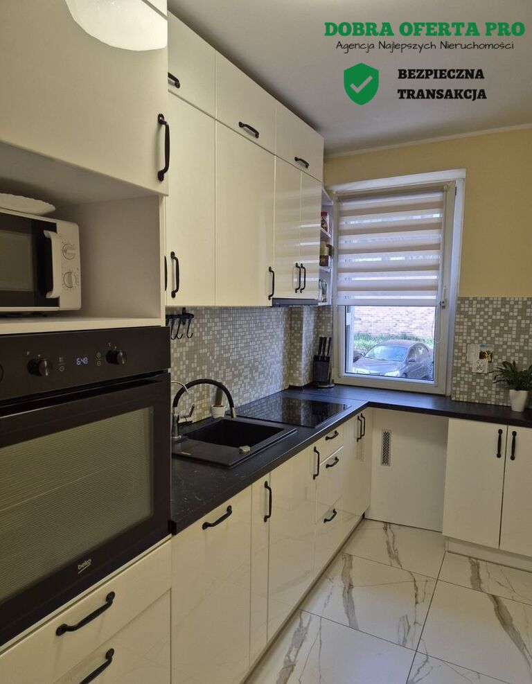 Funkcjonalne i słoneczne mieszkanie z ogródkiem