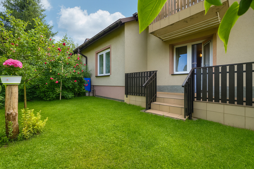 Mieszkanie w zabudowie szeregowej + ogród + garaż