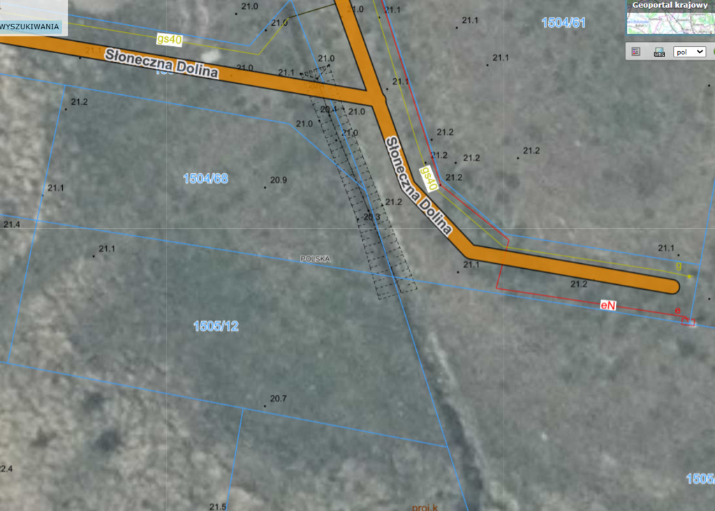 2-wie działki,1045m2,Dobra,ul. Słoneczna Dolina.