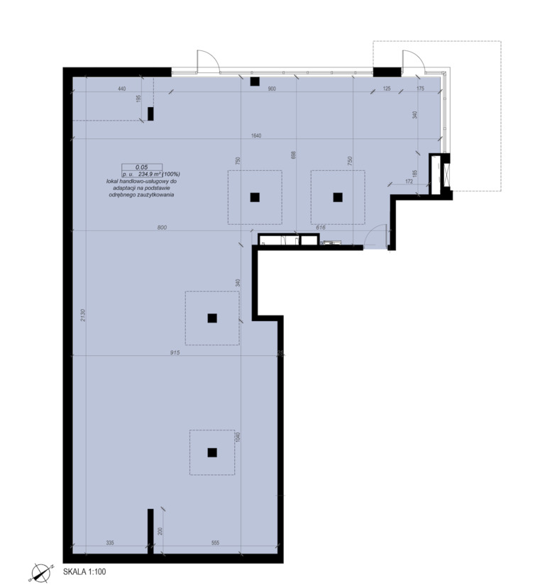 Dwa lokale/1 KW - Zainwestuj lub kup pod swój 