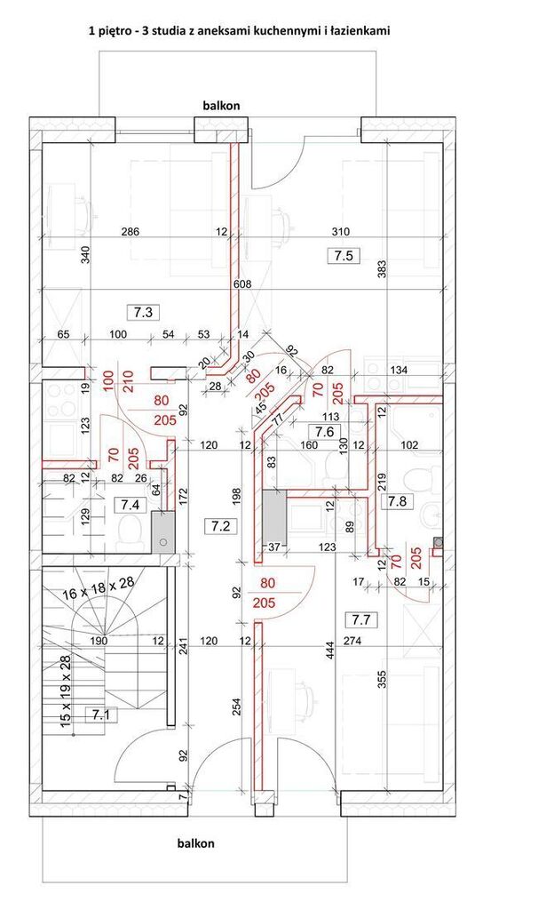 Gotowiec inwestycyjny-3 studia +4 pok. poddasze
