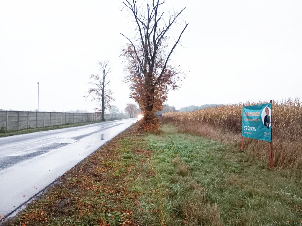 2,43 ha inwestycyjne z MPZP, 2 km do A1, gm. Rzgów