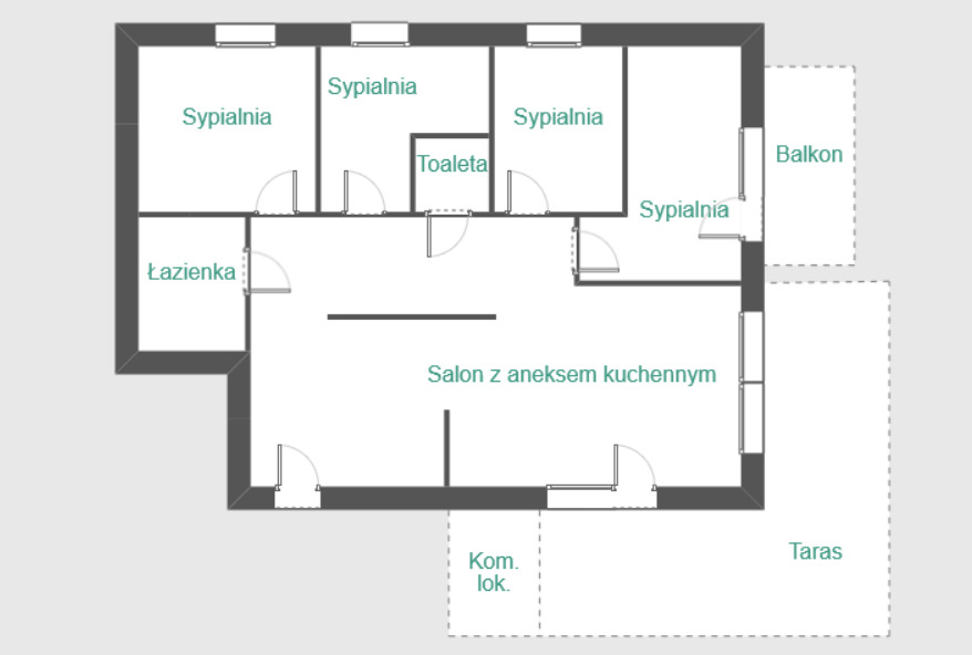 apartament z cudownym widokiem z 17stego piętra