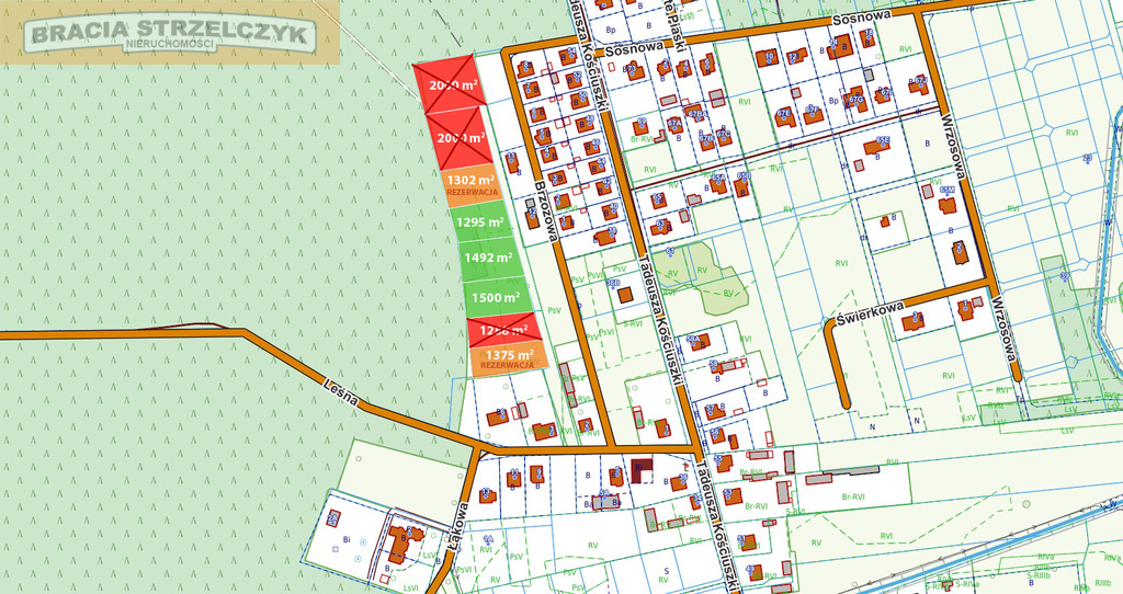 Działka budowlana z furtką do lasu! 1500m2