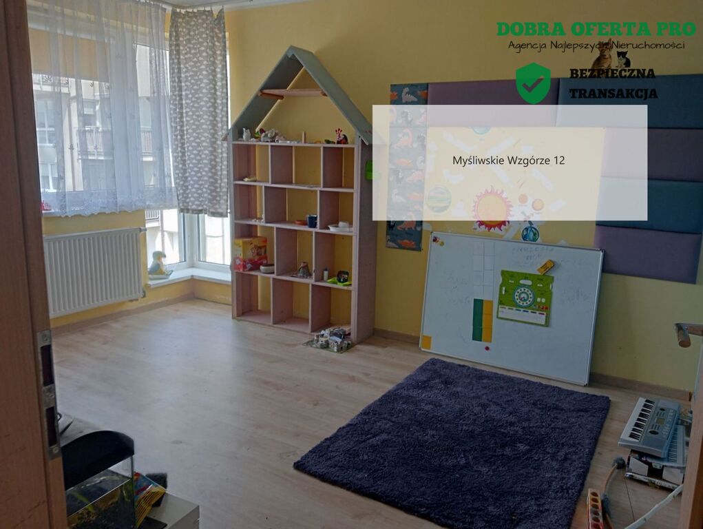 4-pokojowe mieszkanie z balkonem i piwnicą