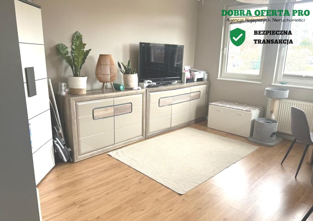 Przestronne 3-pokojowe mieszkanie na wys. parterze
