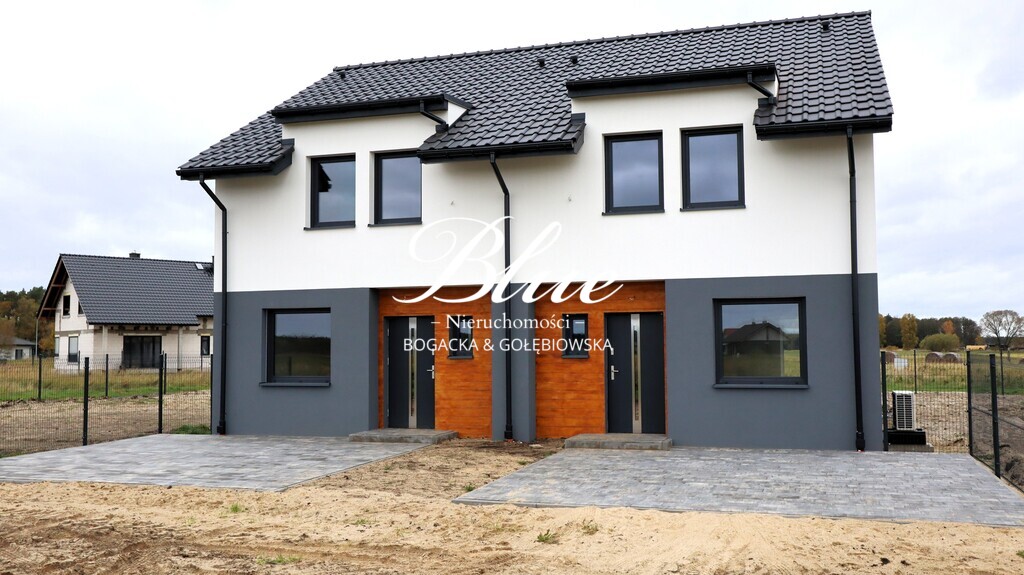 Energooszczędny dom - bliźniak z dużym ogrodem