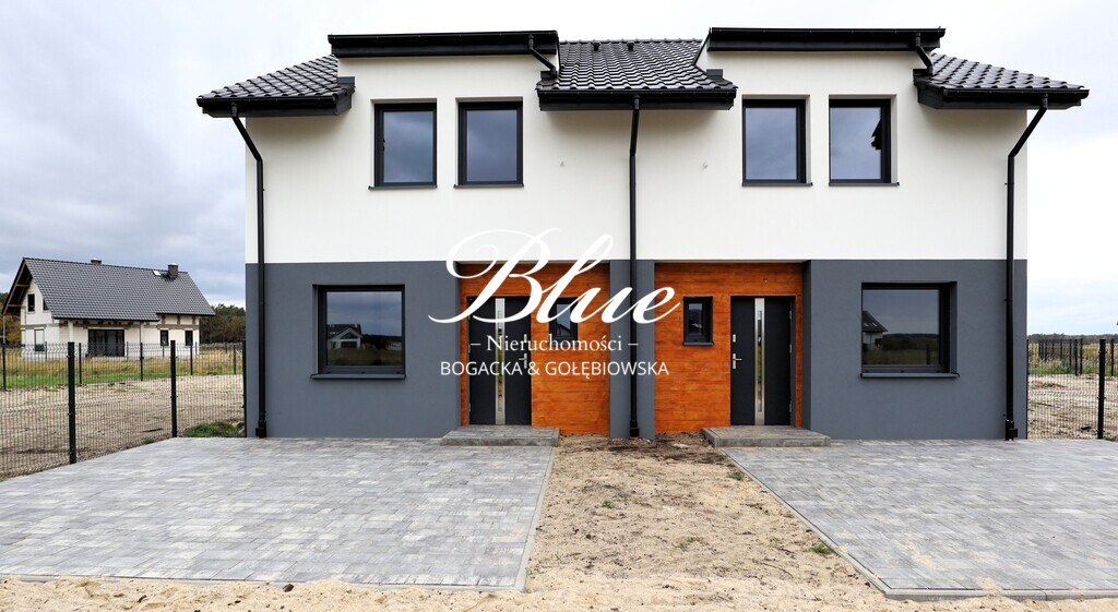 Energooszczędny dom - bliźniak z dużym ogrodem