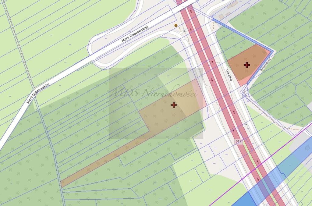 działka produkcja, usługi przy S17 w Woli Duckiej