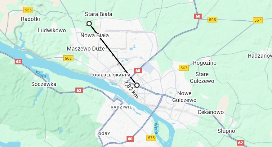 Działka budowlana 1019 m², Biała, ul. Podbipięty