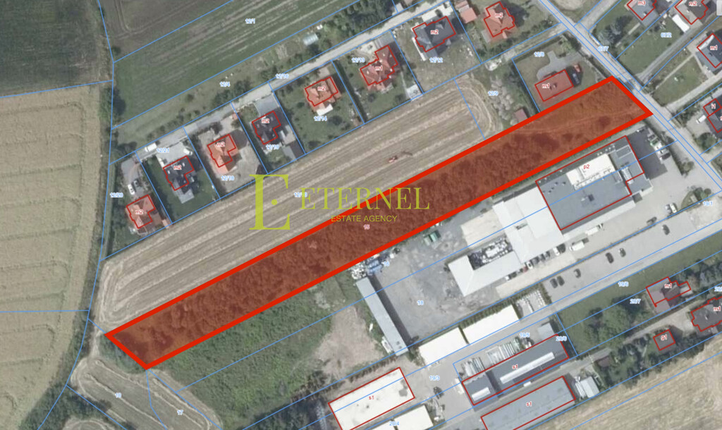 Duża działka inwestycyjna 5703m² – Kraków-Wadów