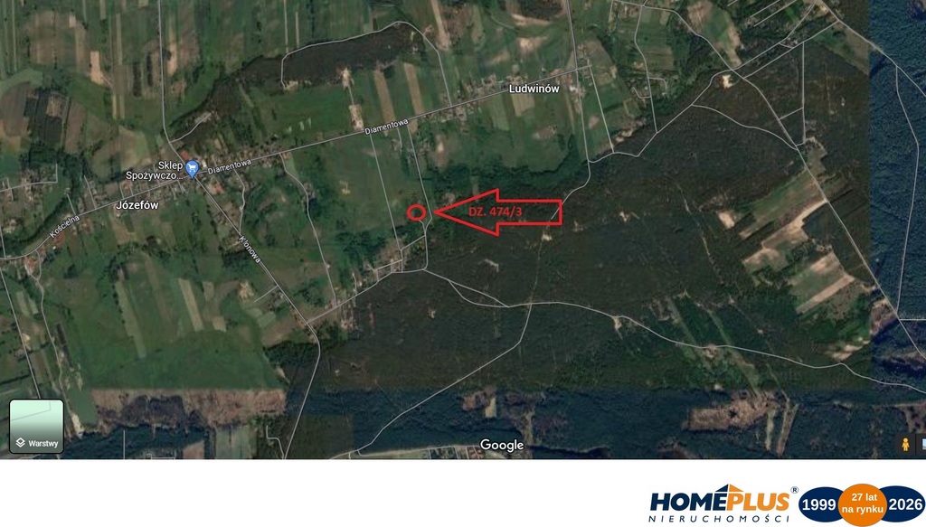 Duża, cicha działka w otulinie lasu - BEZ PROWIZJI