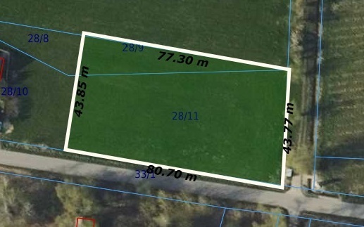 Działka rolno-budowlana 3503 m² Albinów Głowno