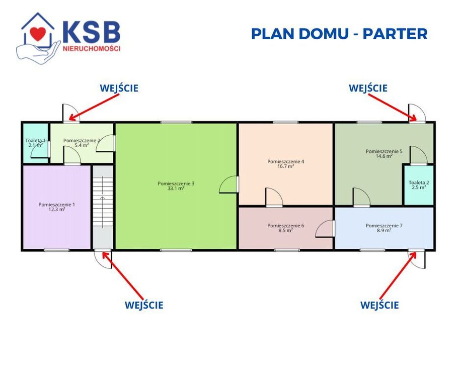 Dom 211m2 - działka 870m2 - ul. Młyńska