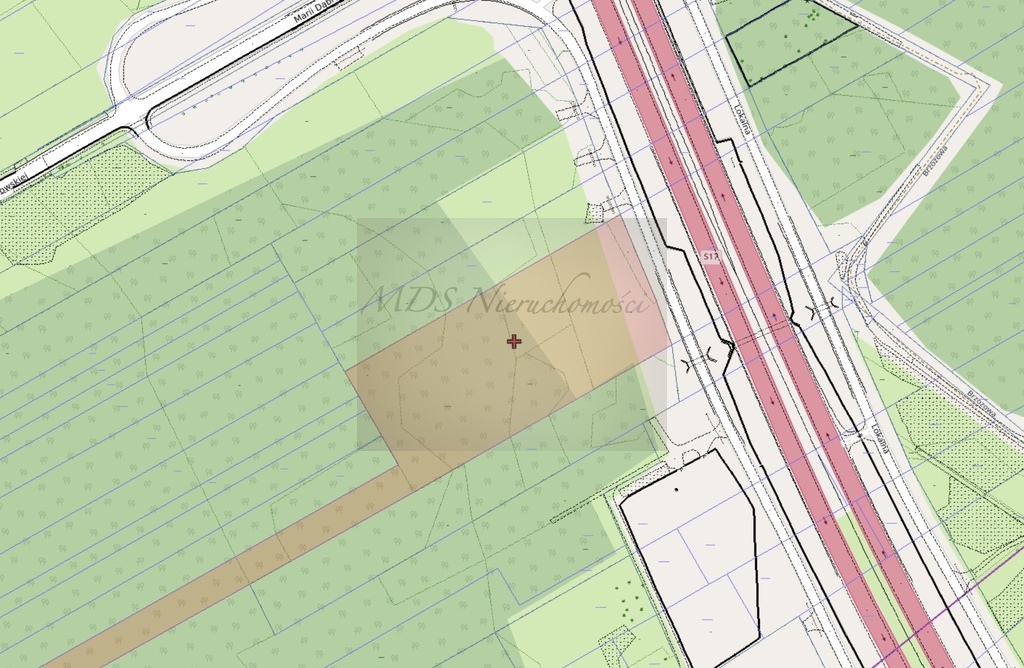 działka produkcja, usługi przy S17 w Woli Duckiej