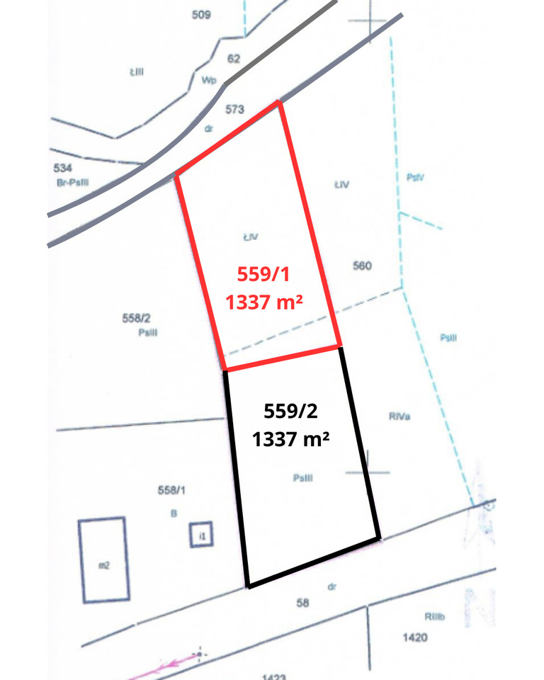 Zaciszna działka w Starym Wielisławiu