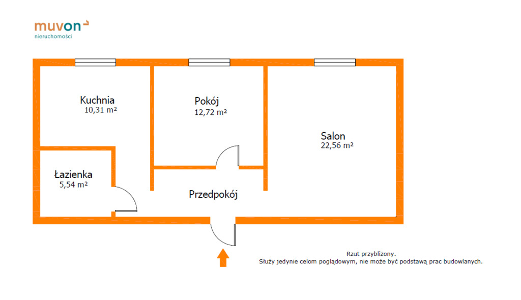 Wyremontowane 2 pokoje – czekają na aranżację