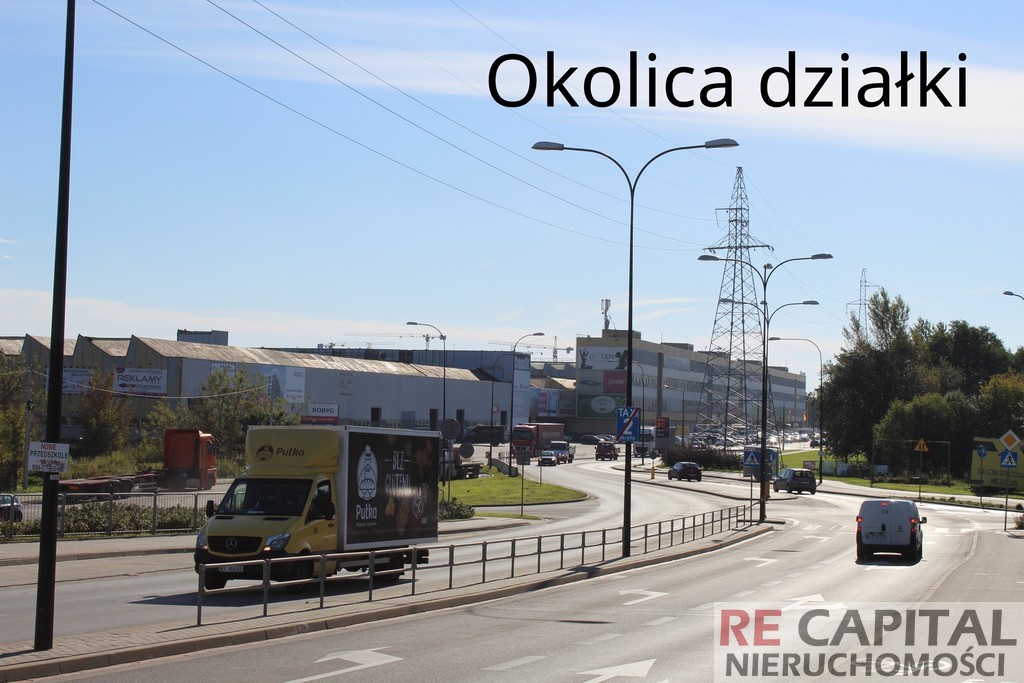 Działka usługowa przy S8, A2, S2, węzeł Konotopa