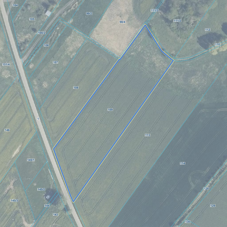 Działka budowlana z MPZP - Czarnowo k. Pyrzyc