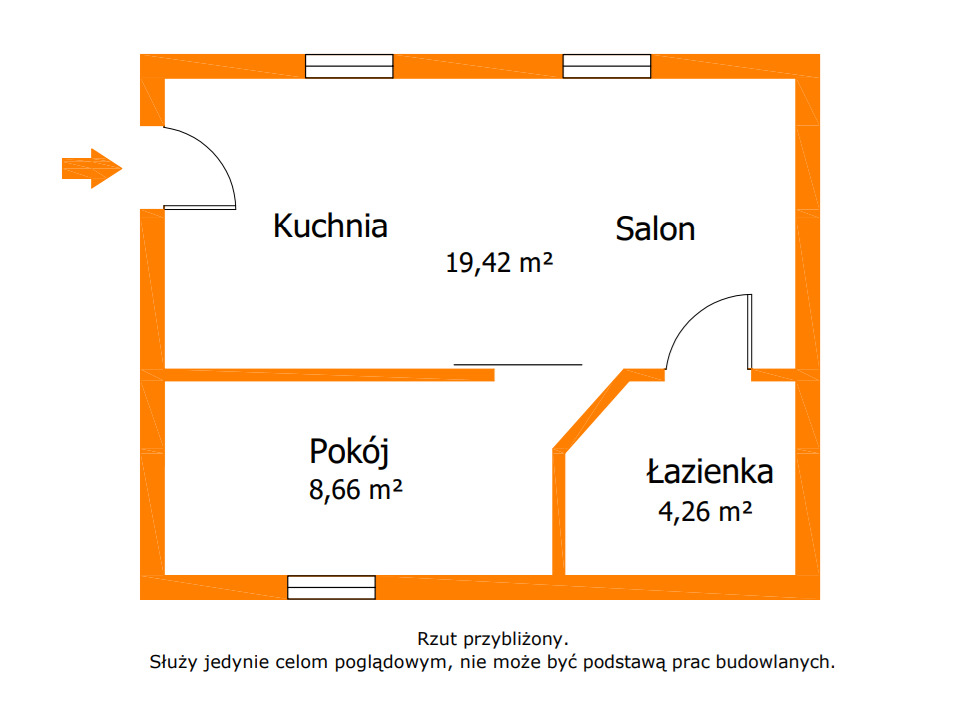 Mieszkanie z ogródkiem i garażem w Krzyżu Wlkp