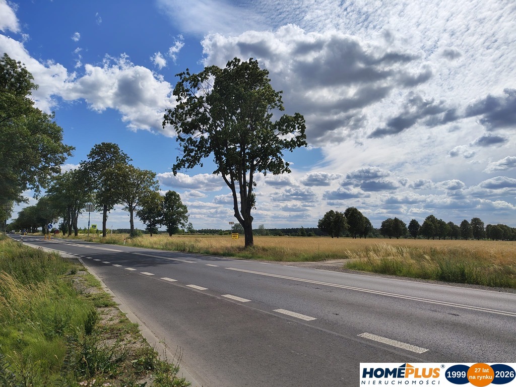 Działka przy DK 61 blisko Narwi 35 km od Warszawy