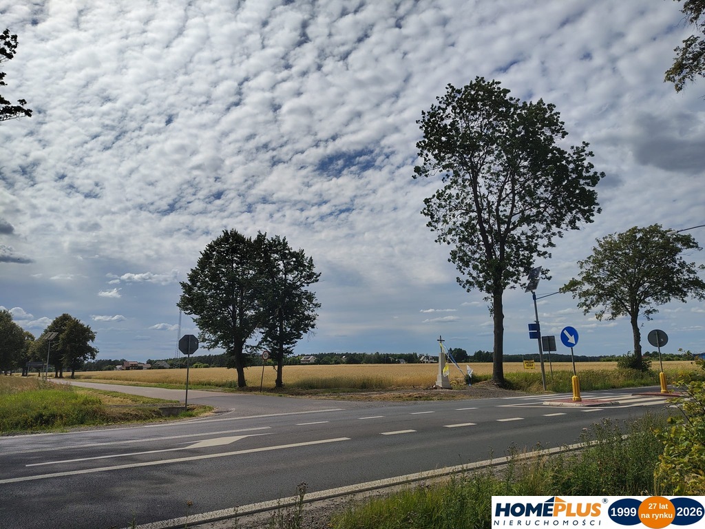 Działka przy DK 61 blisko Narwi 35 km od Warszawy