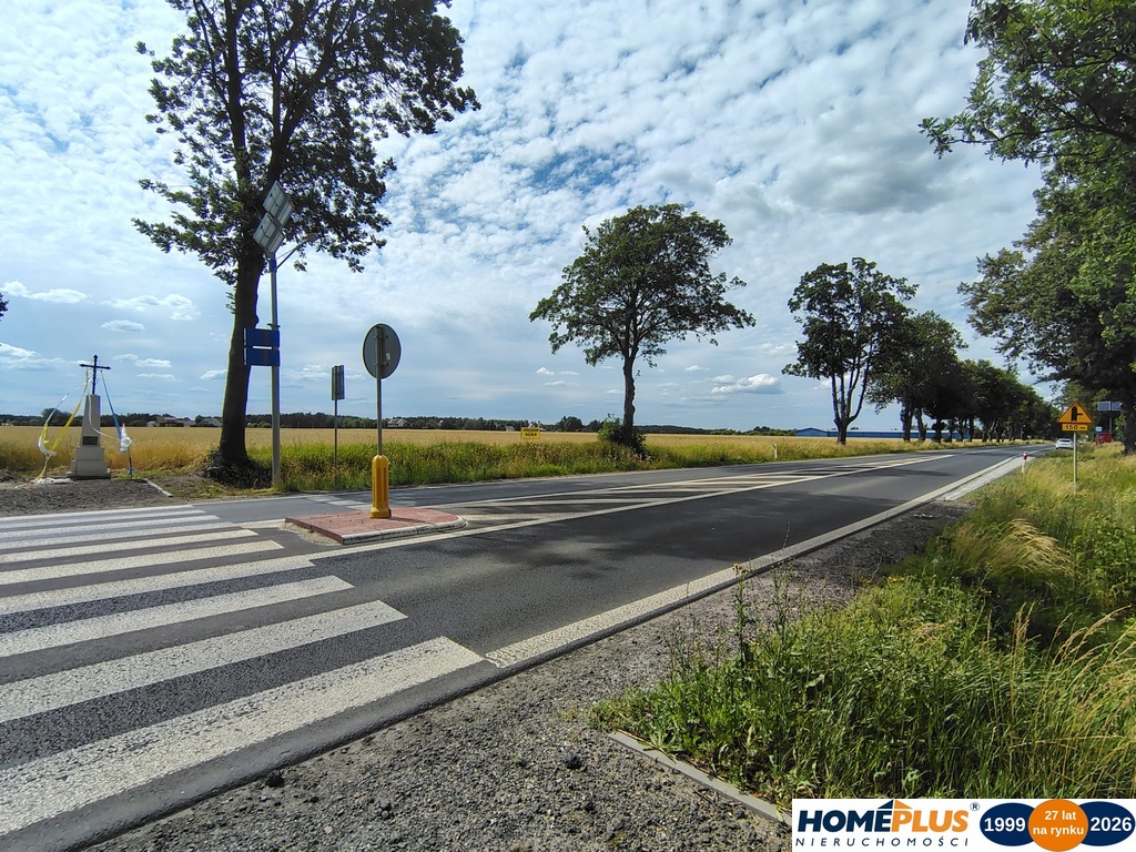 Działka przy DK 61 blisko Narwi 35 km od Warszawy