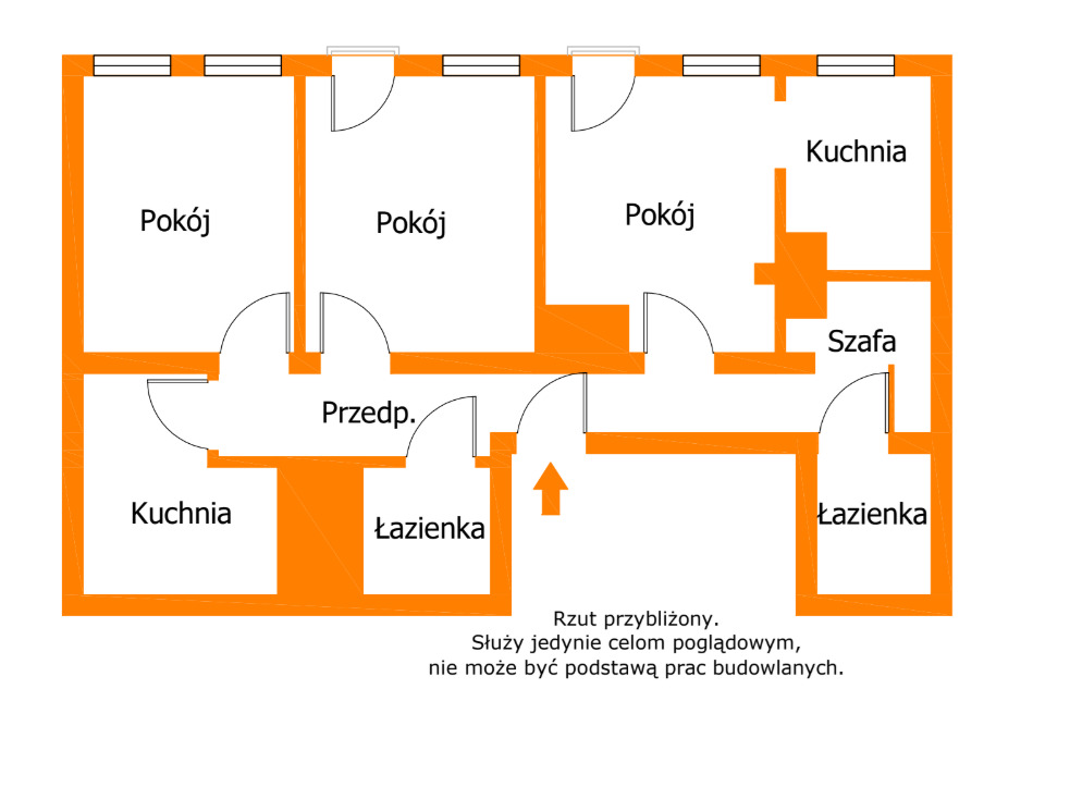 Gotowy do zamieszkania apartament w centrum miasta