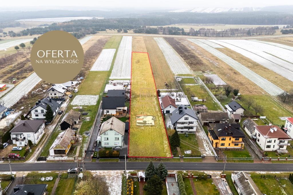 Działka budowlana w miejscowości Osiek