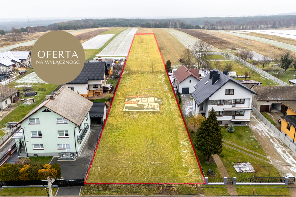 Działka budowlana w miejscowości Osiek