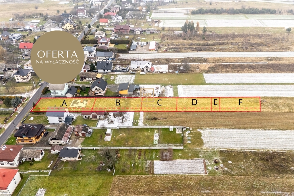 Działka budowlana z fundamentem