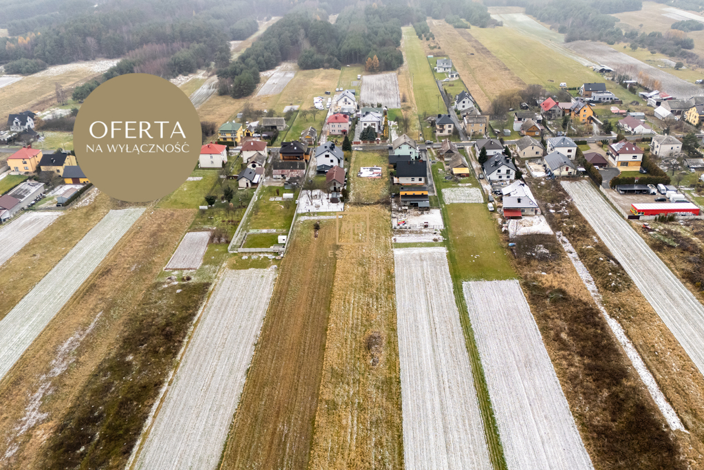 Działka budowlana z fundamentem
