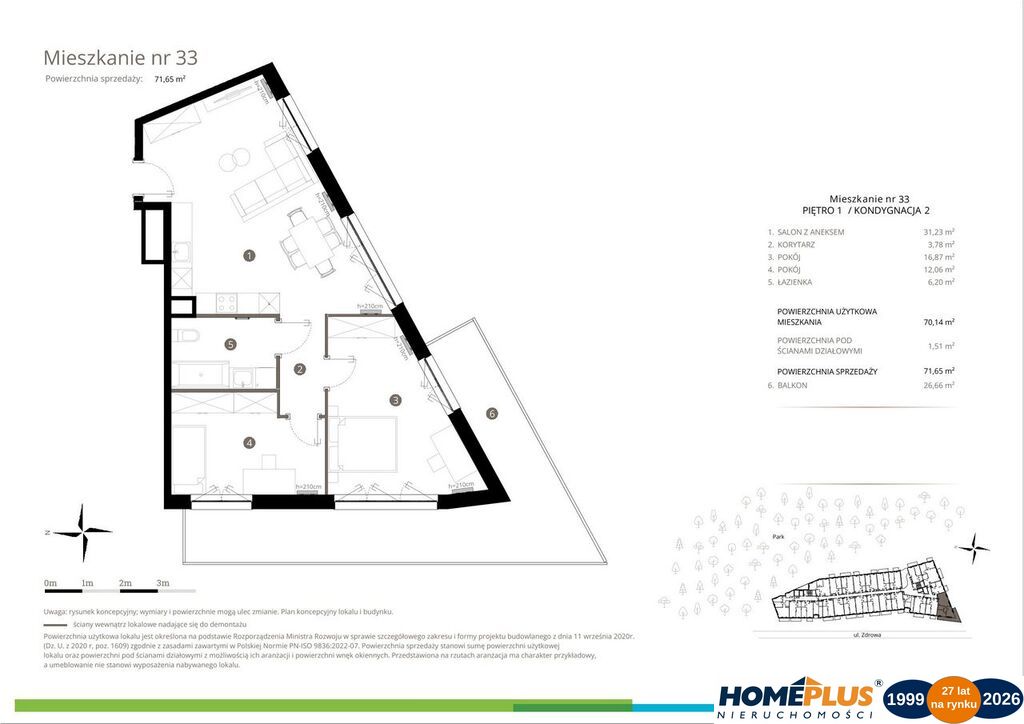 0%, Apartamenty w Miasteczku Wilanów, własny park