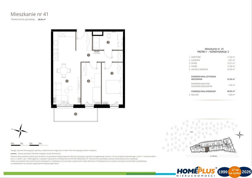 0%, Apartamenty w Miasteczku Wilanów, własny park
