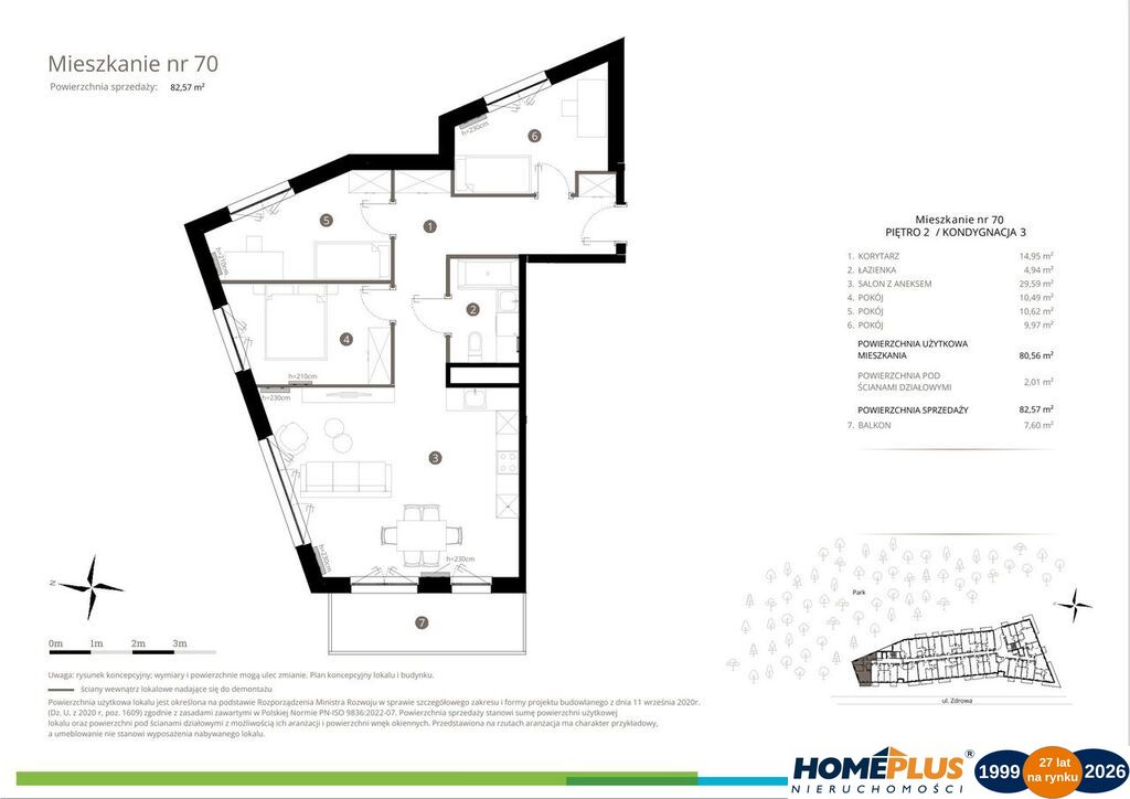 0%, Apartamenty w Miasteczku Wilanów, własny park