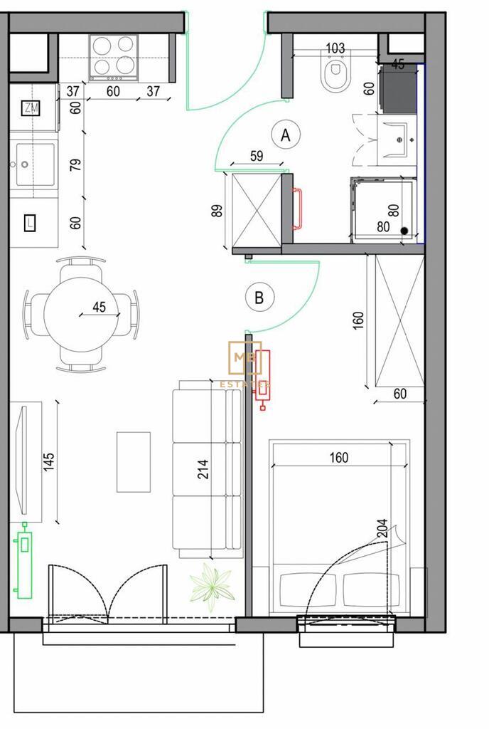 2-pok apartament inwestycyjny lub jako m2 na start
