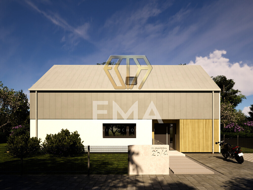 Aleja Graniczna – nowoczesne domy w stylu stodoły