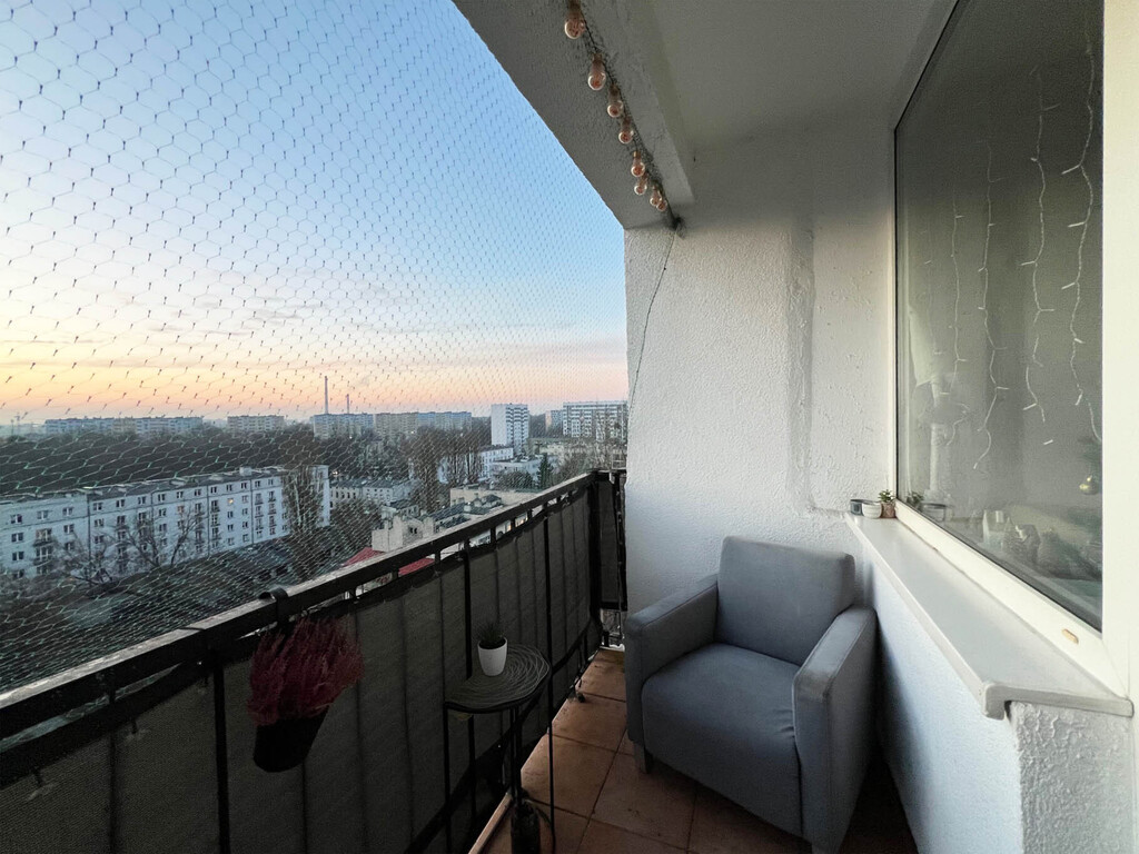 Dwupokojowe mieszkanie z balkonem w Łodzi