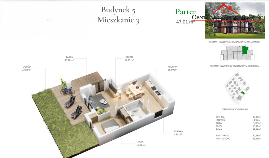 Mieszkanie w stanie deweloperskim - Lubicz Dolny