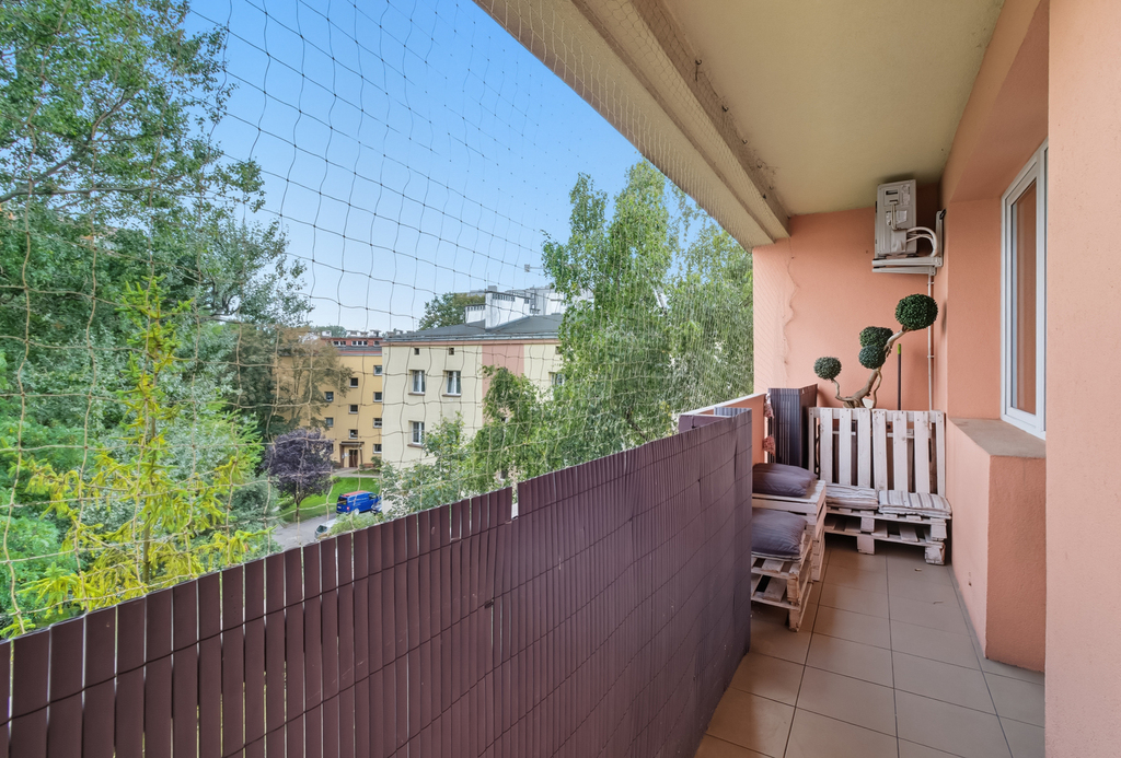 Dwa pokoje z balkonem i klimatyzacją