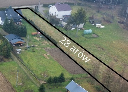 Grabownica Starzeńska - działka budowlana 28 arów
