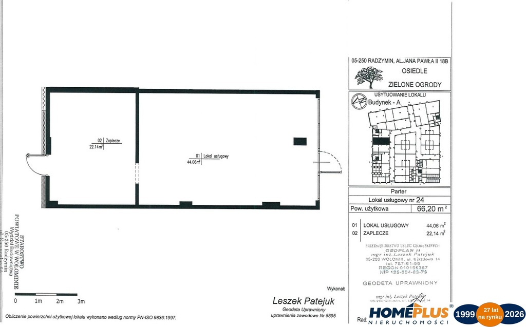 Lokal w galerii handlowej w centrum Radzymina
