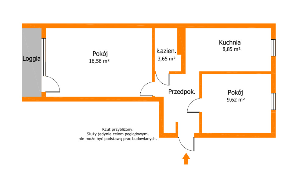 2-pokojowe mieszkanie w świetnej lokalizacji